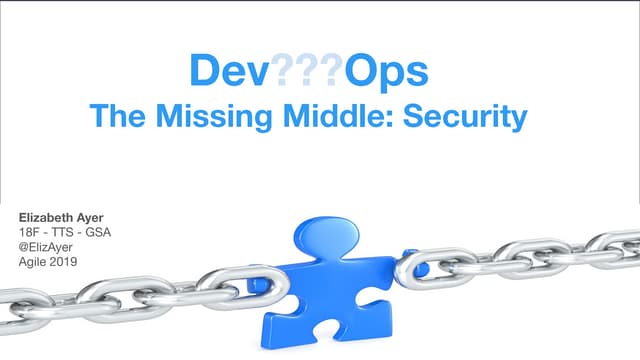 DevSecOps at   Agile 2019 