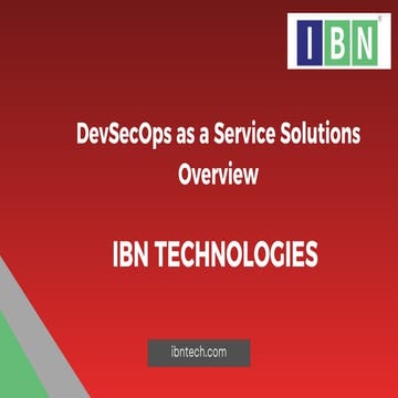 DevSecOps as a Service for Modern Enterprises | PDF