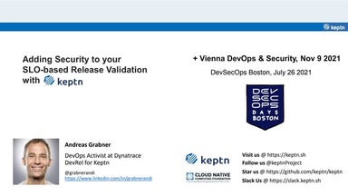 Adding Security to your SLO-based Release Validation with Keptn