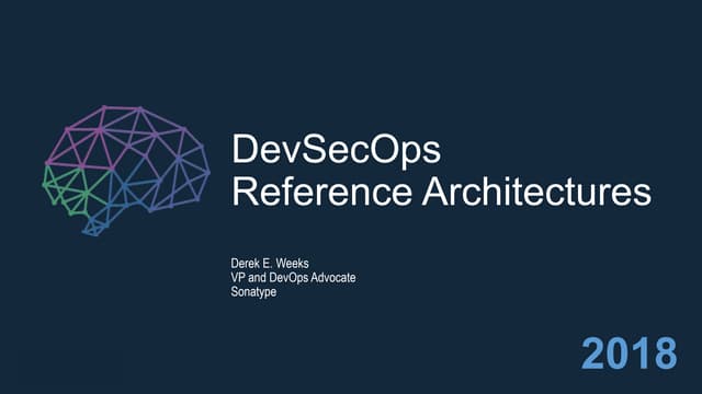 DevSecOps reference architectures 2018