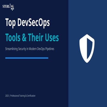 A Guide to Top DevSecOps Tools & Their Uses | PPTX