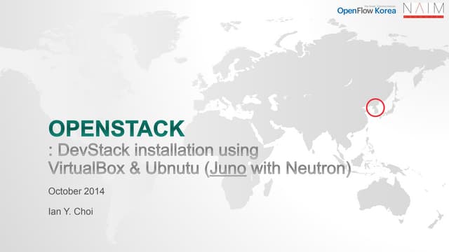 OpenStack: DevStack installation using VirtualBox & Ubnutu (Juno with Neutron)