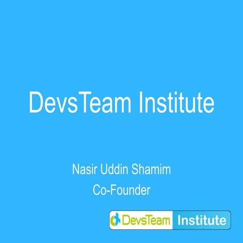 DevsTeam Institute