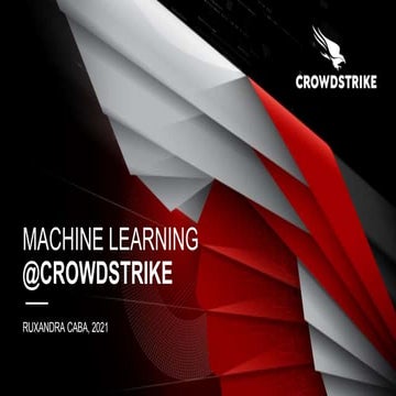 Dev talks 2021   Data Science @crowdstrike