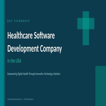 Dev Technosys: Top Healthcare Software Development Company in the USA ...
