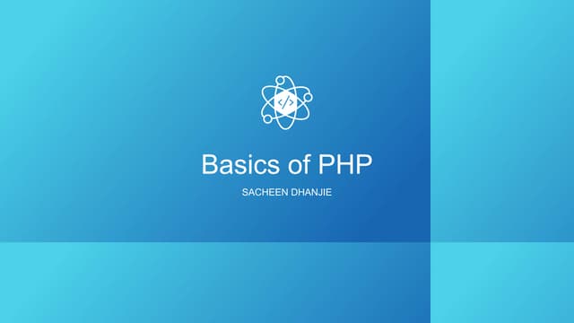 Dev traning 2016   basics of PHP