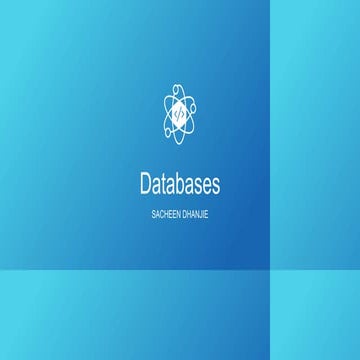 Dev traning 2016   databases