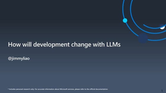 How will development change with LLMs
