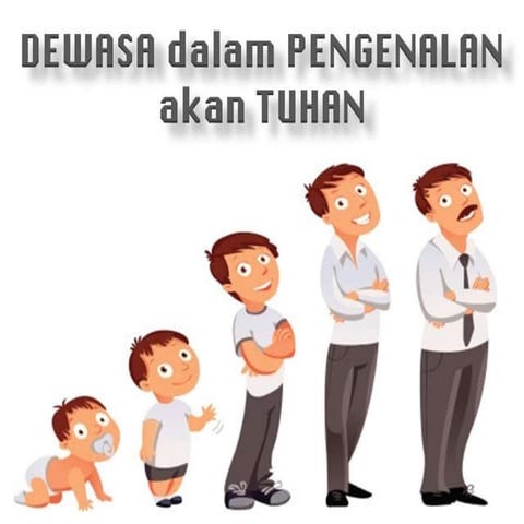 Dewasa dalam pengenalan akan Tuhan