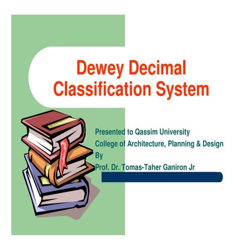 Dewey Decimal Classification System