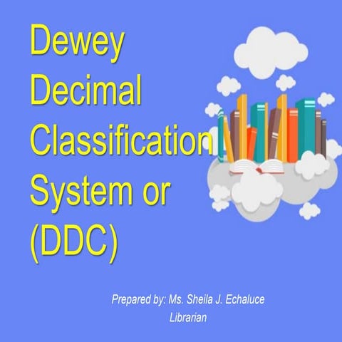 Dewey Decimal Classification System for Grade 3