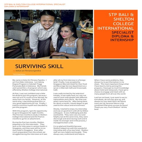 Global Internship Singapore Indonesia Pdf