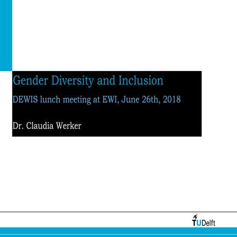 Dewis gender diversity and inclusion 