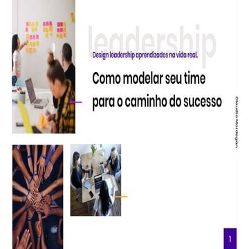 Design leadership: aprendizados na vida real