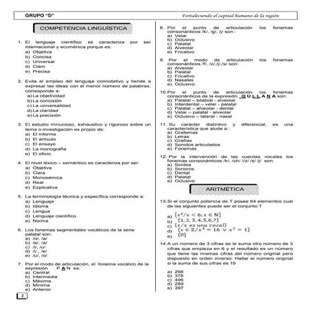 D examen semanal iv (26 enero 2013)