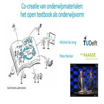 'Cocreatie van onderwijsmaterialen: het open textbook als onderwijsvorm'- Mic...