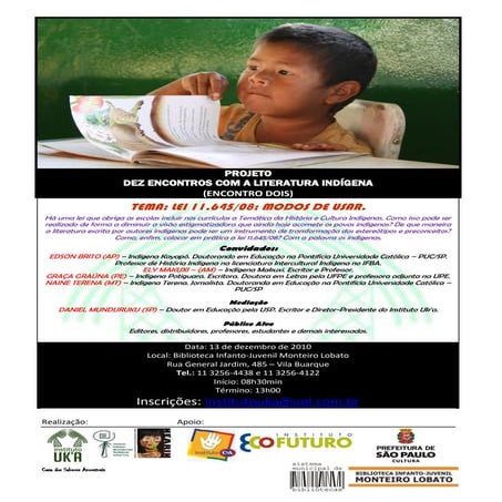 Dez encontros com a literatura indígena   dois - banner (2)