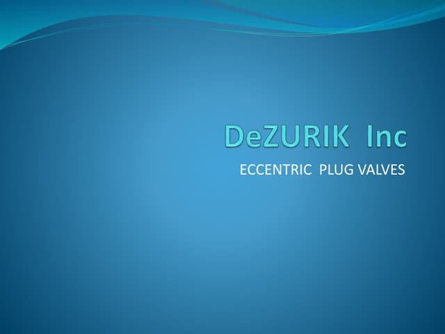 De zurik plug valve
