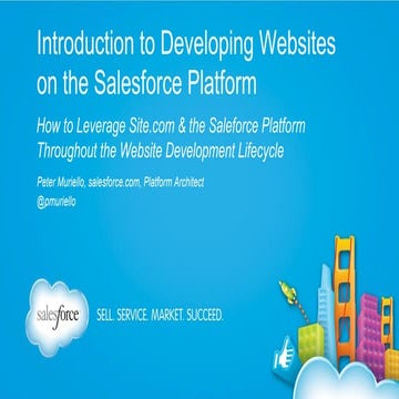 Introduction to Developing Websites on the Salesforce Platform