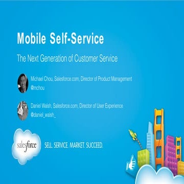 Mobile Self-Service: The Next Generation of Customer Service