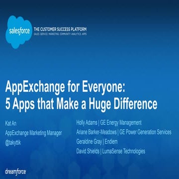 Dreamforce 2014: 5 Apps That Make A Huge Difference