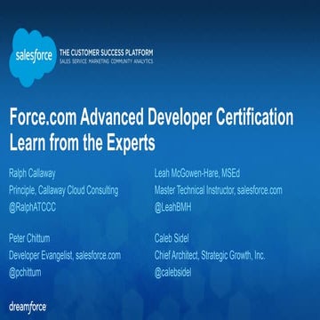 Df14 Salesforce Advanced Developer Certification