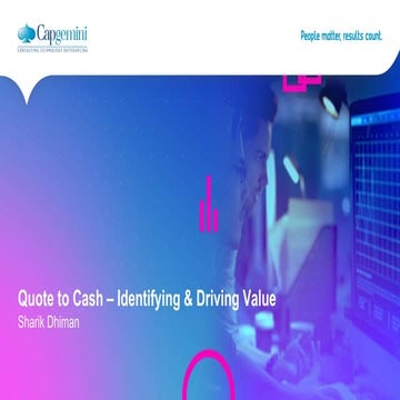Quote to Cash - Identifying & Driving Value