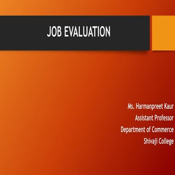 job Analysis  project report in Human Resource