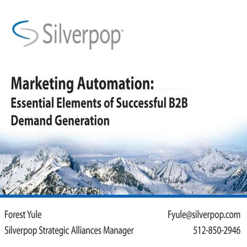 [DF2U] Marketing Automation