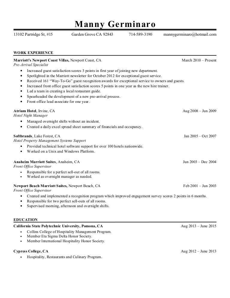 Dive master resume