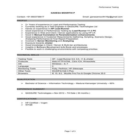 Ganesamoorthi P_Performance_Testing_Loadrunner_2.9_yrs_of_Exp