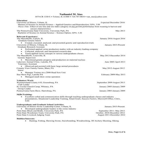 Resume | DOC