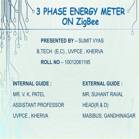3 phase energy meter on Zigbee1