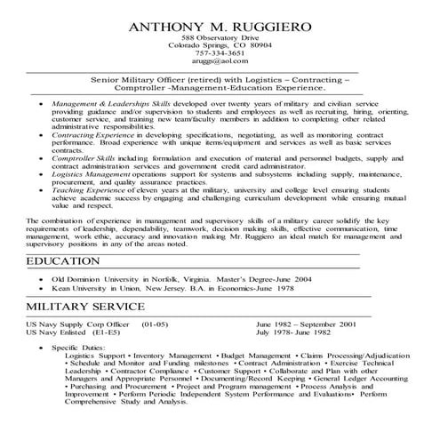 Anthony Ruggiero CV-All-USAJOBS