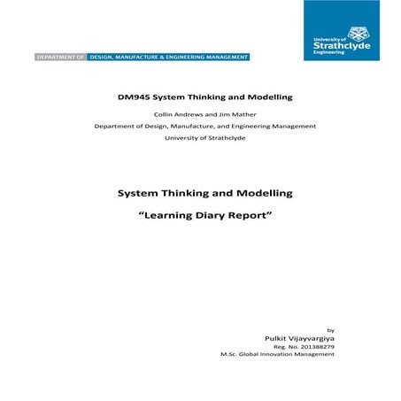 Systems Thinking & Modelling in Organizations
