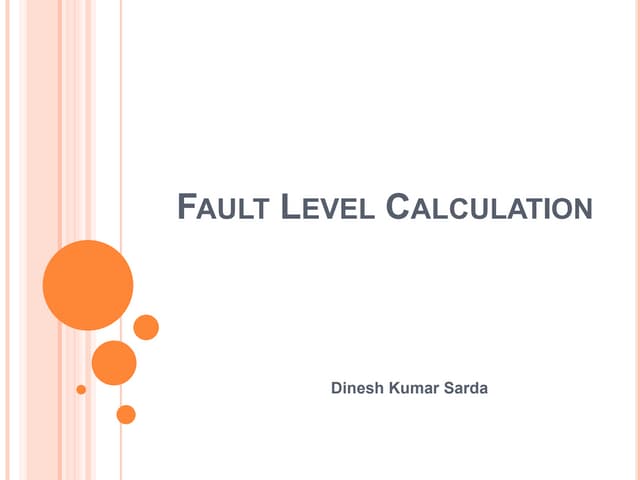 Fault Level Calculation