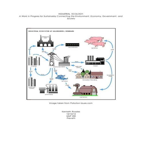 INDUSTRIAL ECOLOGY