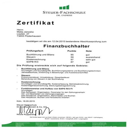 stellenanzeige finanzbuchhalter