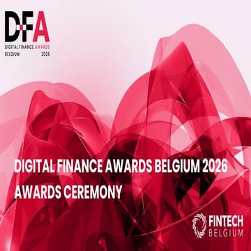 Digital Finance Awards Belgium 2026 Presentation | PPTX