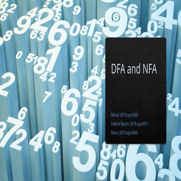 NFA and DFA | PPTX