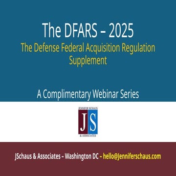 The DFARS - Part 211 - Describing Agency Needs