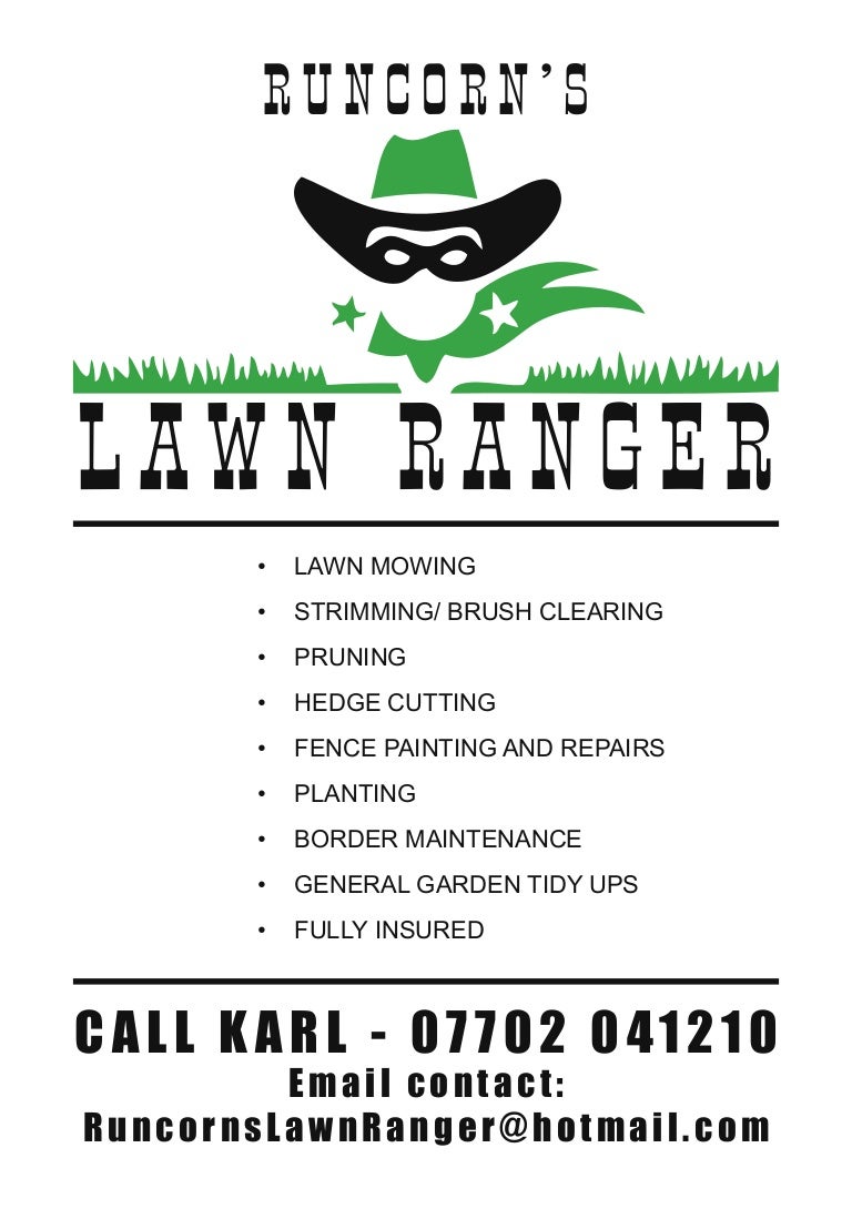 LAWN RANGER leaflet