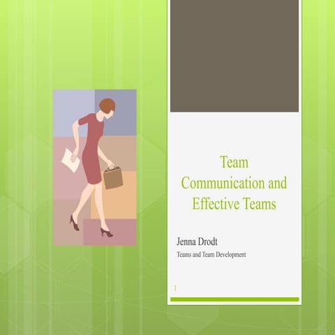 Team Communication and Effective Teams