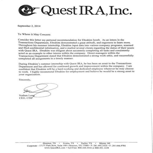 RecommendationLetter 