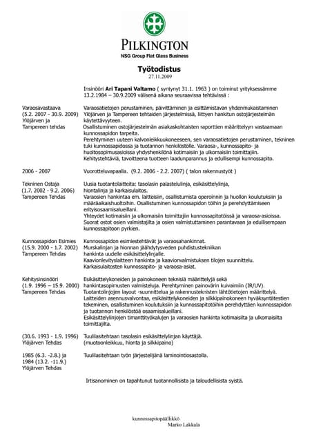 Ty todistus Komas Oy PDF