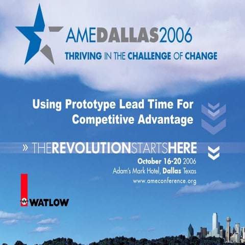 Using lean to reduce prototype lead time 2006