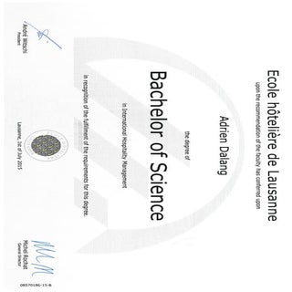 Bachelor of Science in Internationa...