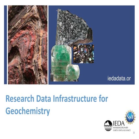 Research Data Infrastructure for Geochemistry (DFG Roundtable)