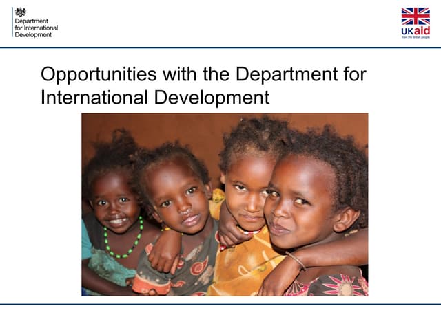 DFID Graduate Development Scheme