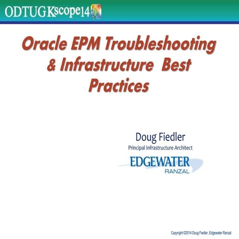 KScope14 Oracle EPM Troubleshooting